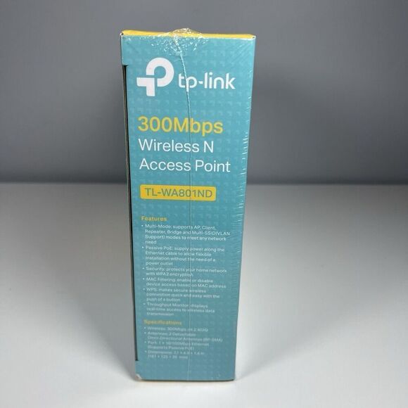 TP-LINK TL-WA801ND 300Mbps Wireless N Access Point AP Bridge Repeater Multi SSID - Picture 4 of 6